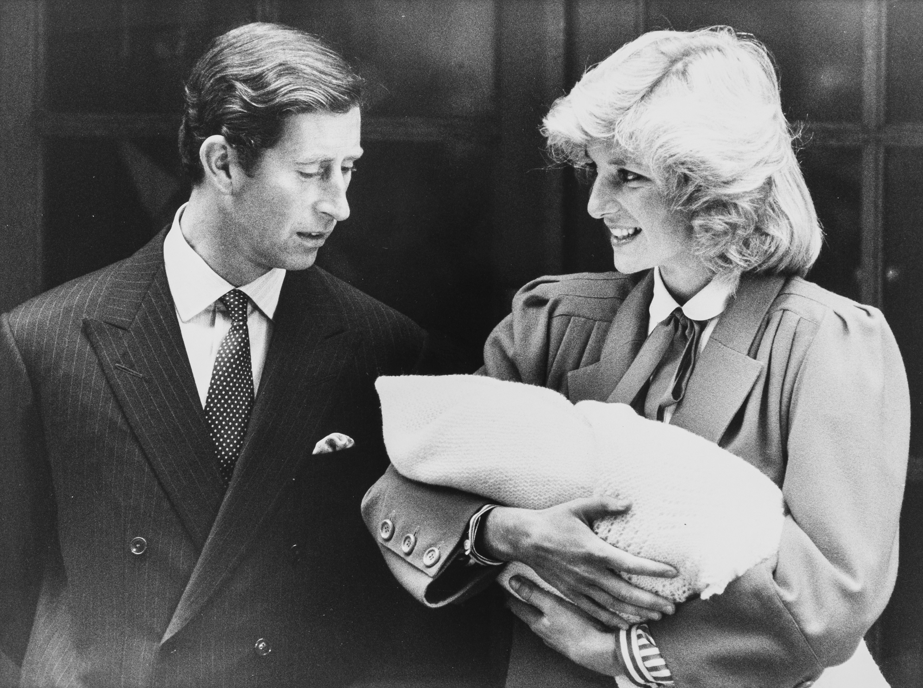Anonimo - Stampe fotografiche di Lady Diana e il Principe Carlo (Second Baby), gelatina ai sali d...