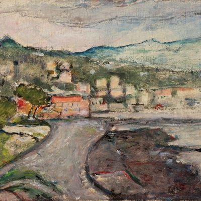 Paesaggio a S. Margherita, olio su tela