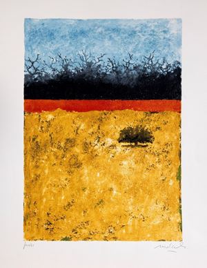 Paesaggio con orizzonte