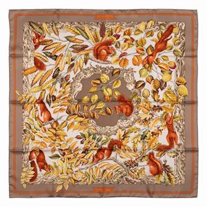 Casse-Noisette Silk twill Scarf