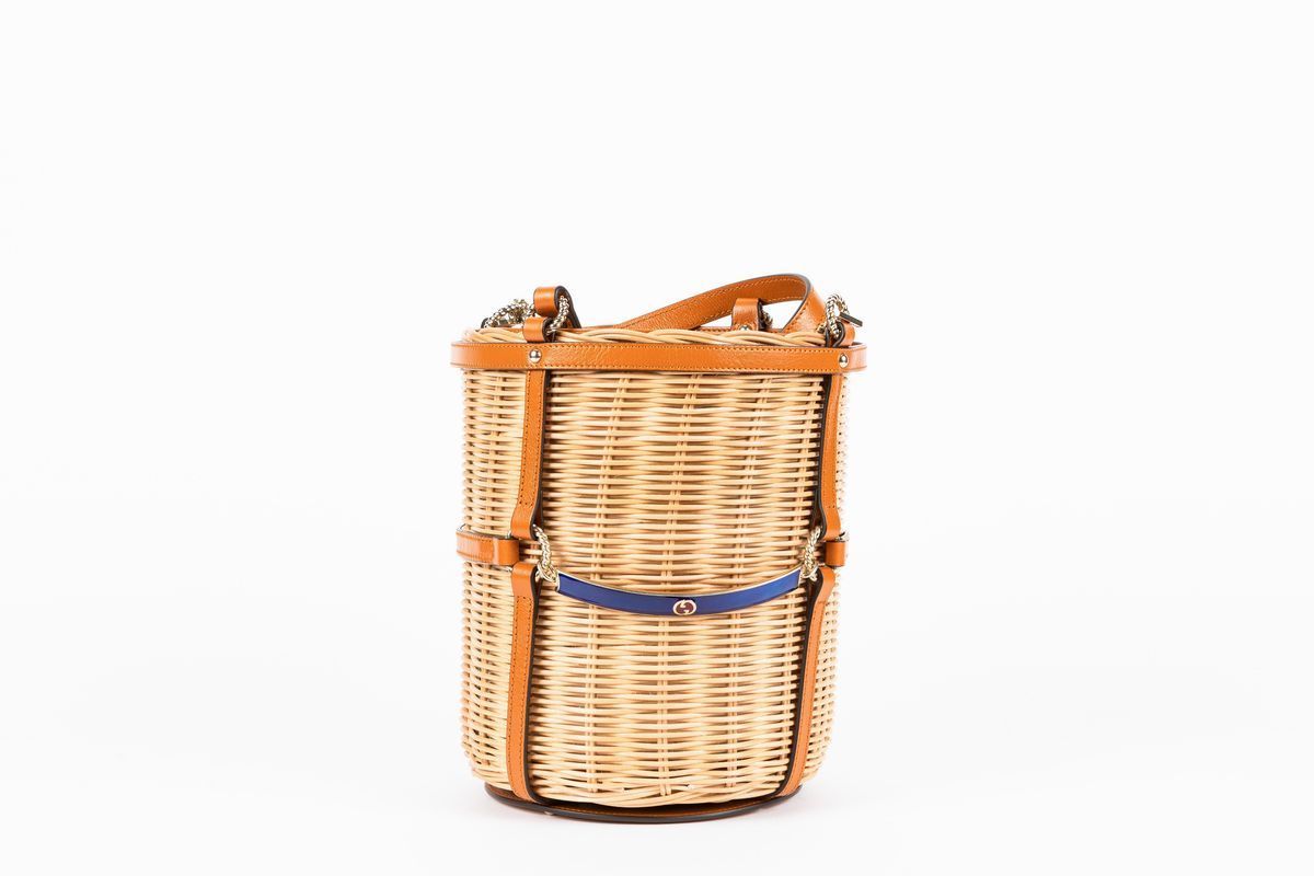 Gucci - Borsa a Forma di Cestino Cilindrico