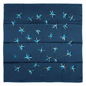 Foulard Fleurs de Fuchsia 