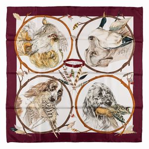 Foulard Chien au Rapport 