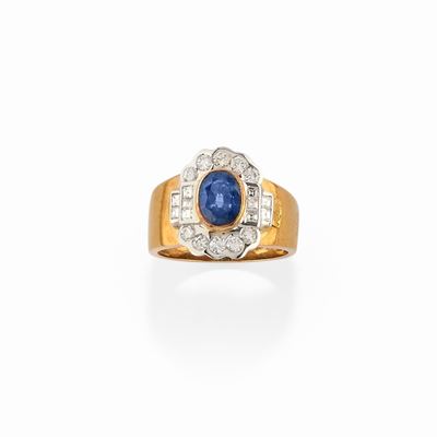 Anello con Zaffiro