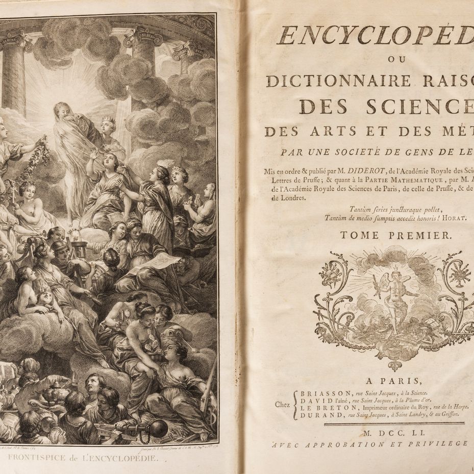 Diderot, Denis - D'alembert, Jean-baptiste le Rond - Encyclopédie, ou Dictionnaire raisonné des s...