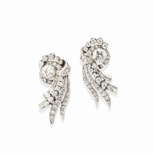 Orecchini con diamanti 