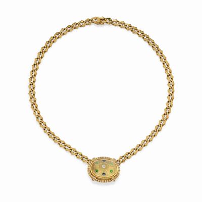 Collana con Pietre di Colore