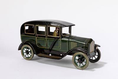 Auto modello Limousine, giocattolo in latta degli anni '30