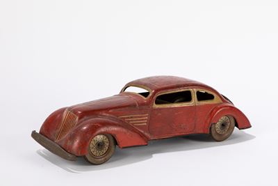 Auto giocattolo d'epoca, modello coupè Record Continental 525-16