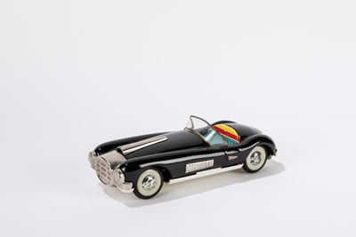 Cunningham Dream Car, giocattolo in metallo, anni '60, produzione giapponese
