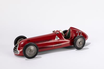 Modello promozionale Alfetta 158, zama e metallo