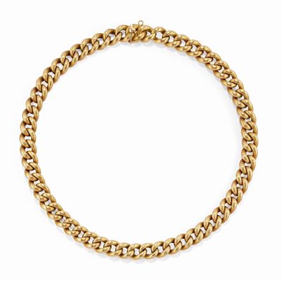 Collana in oro giallo 18K, circa 1950