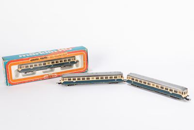 Automotrice e vagoni Marklin HAMO H0 8328/8428, scala H0, elettrico