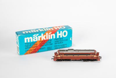 Locomotiva diesel H0 3143 BR 3.605 NSB con scatola originale