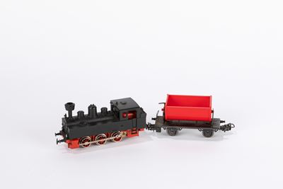 Locomotiva a vapore, modello elettrico in scala H0