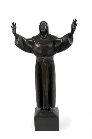 Bozzetto per il monumento di San Francesco in Piazza San Giovanni