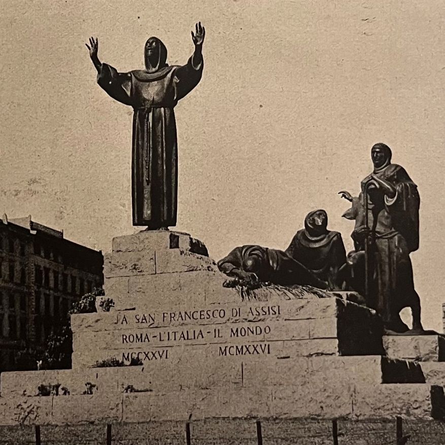 Giuseppe Tonnini - Bozzetto per il Monumento di San Francesco in Piazza San Giovanni