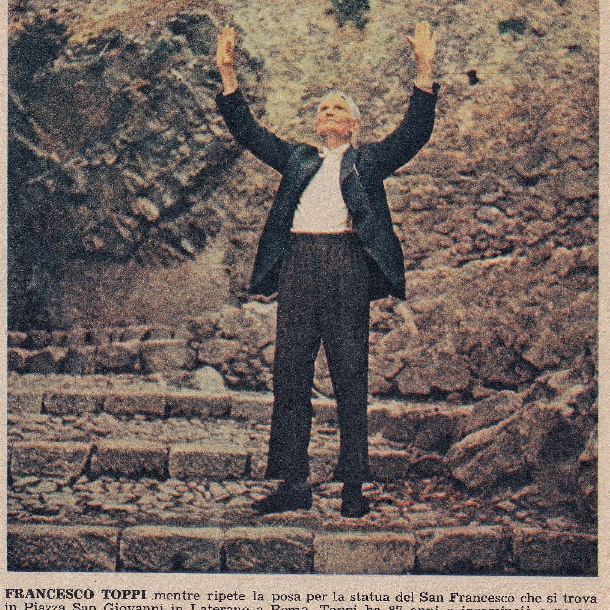 Giuseppe Tonnini - Bozzetto per il Monumento di San Francesco in Piazza San Giovanni