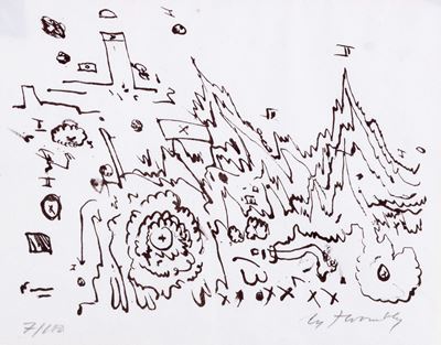 Biglietto di Auguri per la Galleria la Tartaruga
