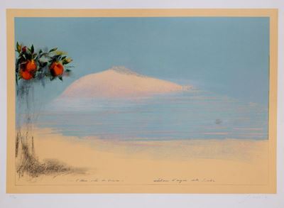 L'etna Vista da Vizzini