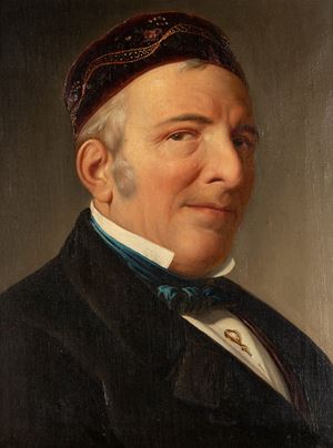 Ambito di Giovanni Carnovali, detto il Piccio, secolo XIX - Portrait of a gentleman
