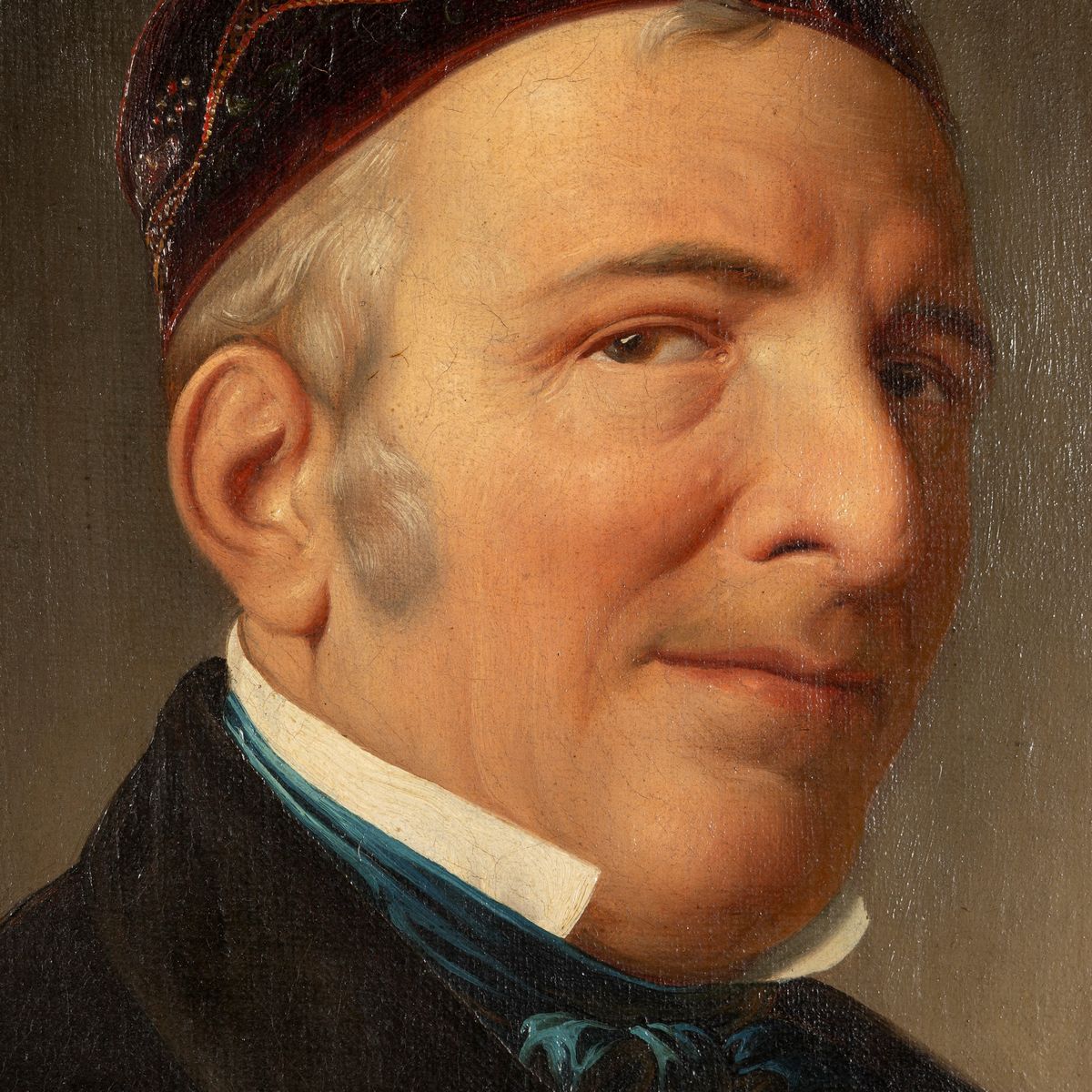 Ambito di Giovanni Carnovali, Detto il Piccio, Secolo XIX - Ritratto di Gentiluomo