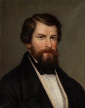 Scuola lombarda, secolo XIX - Portrait of a gentleman