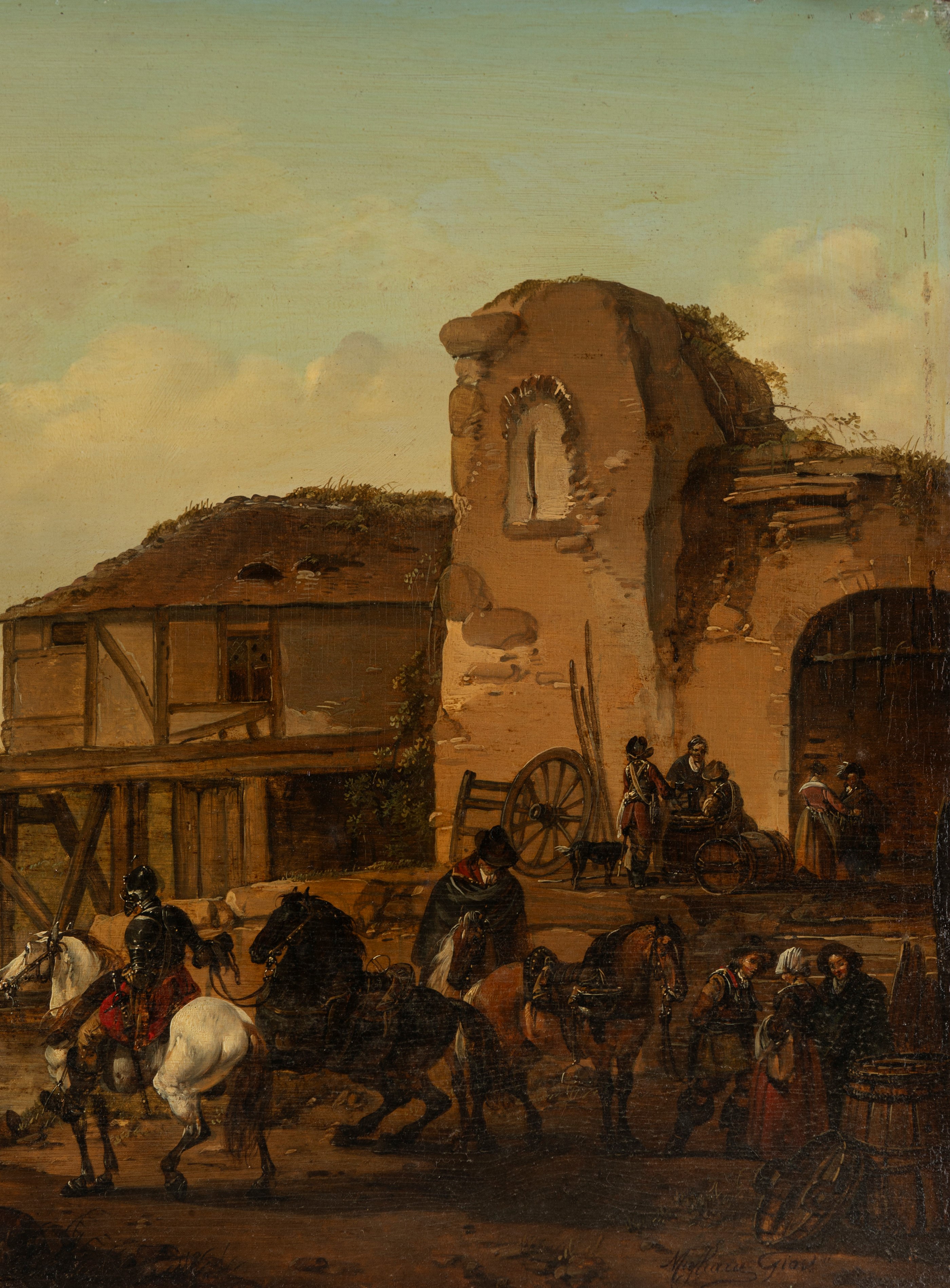 Giovanni Migliara - Scena di Vita Popolare