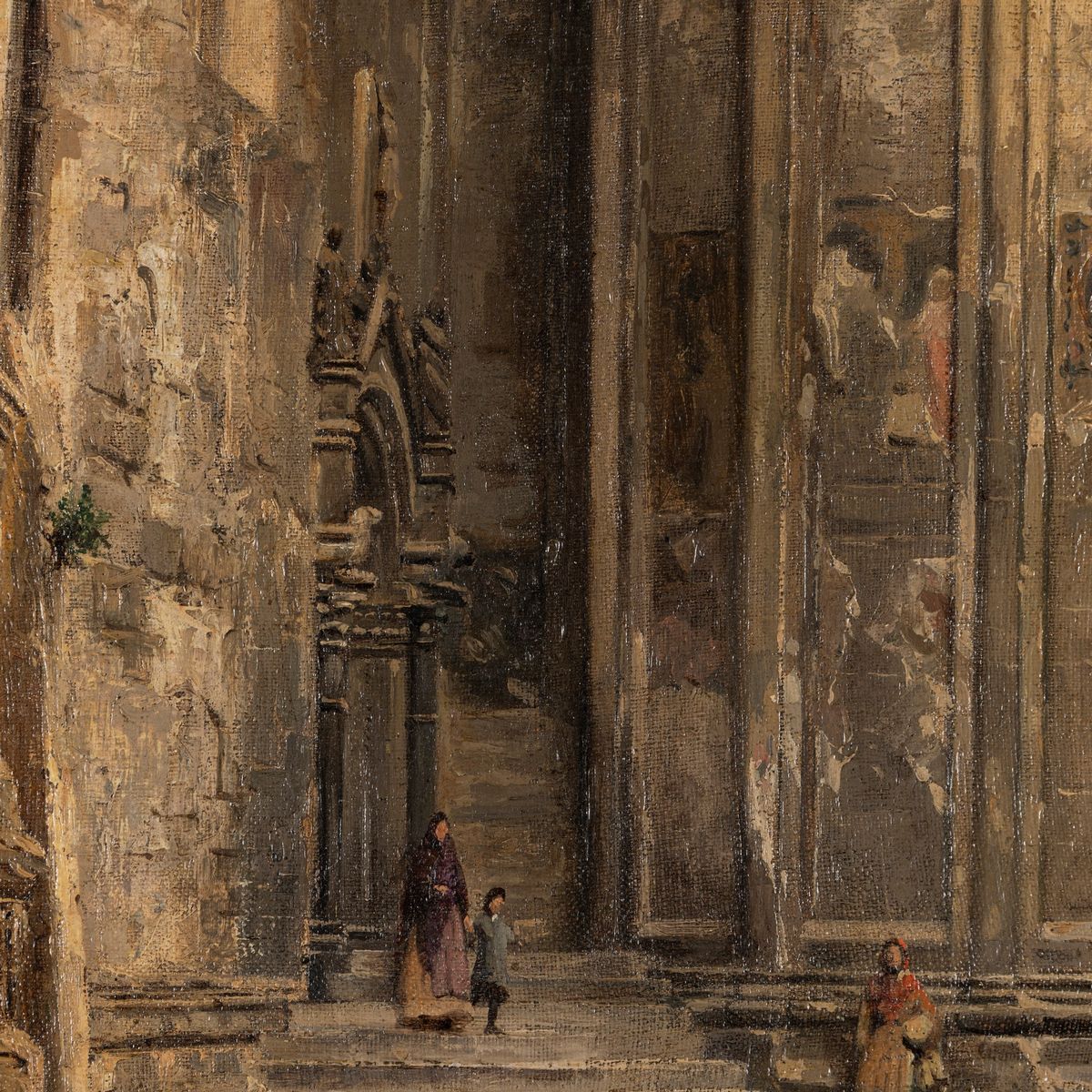 Stefano Donadoni - Scalinata del Duomo di Bergamo