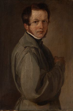 Maestro lombardo del secolo XIX - Self-portrait