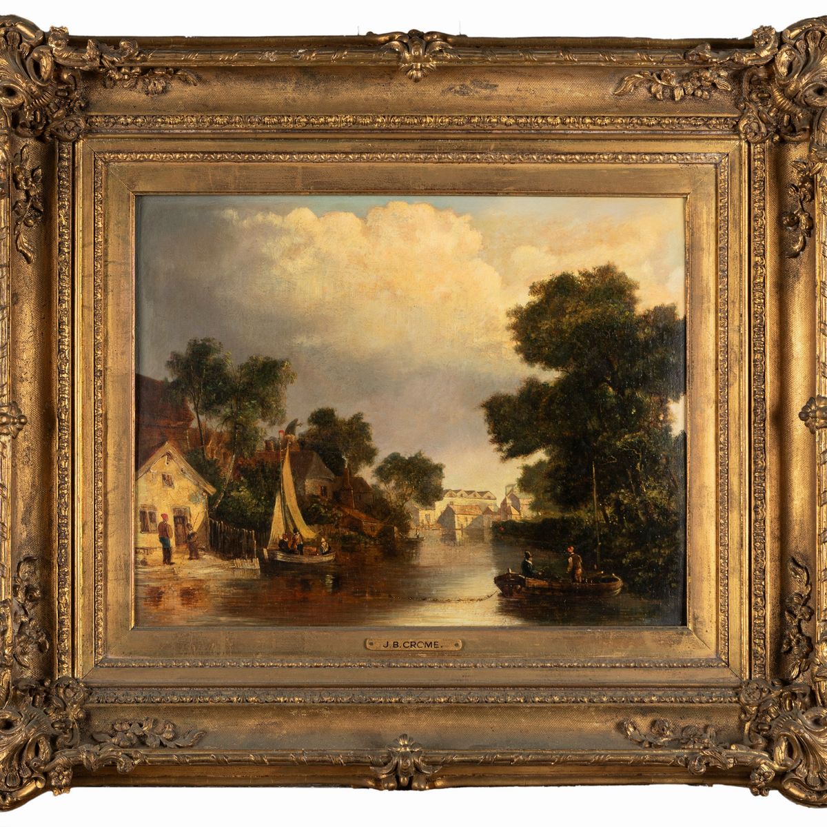 John Berney Crome - Paesaggio Fluviale