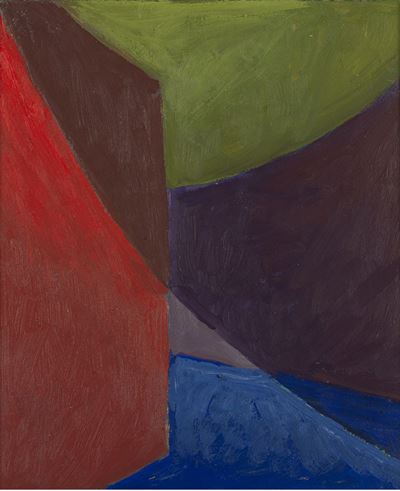 Senza titolo (tecnica mista su cartone, 1981)
