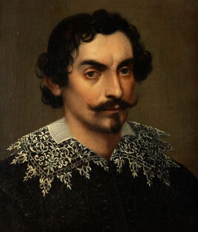 Ritratto di Gentiluomo a Mezzobusto con Colletto di Pizzo