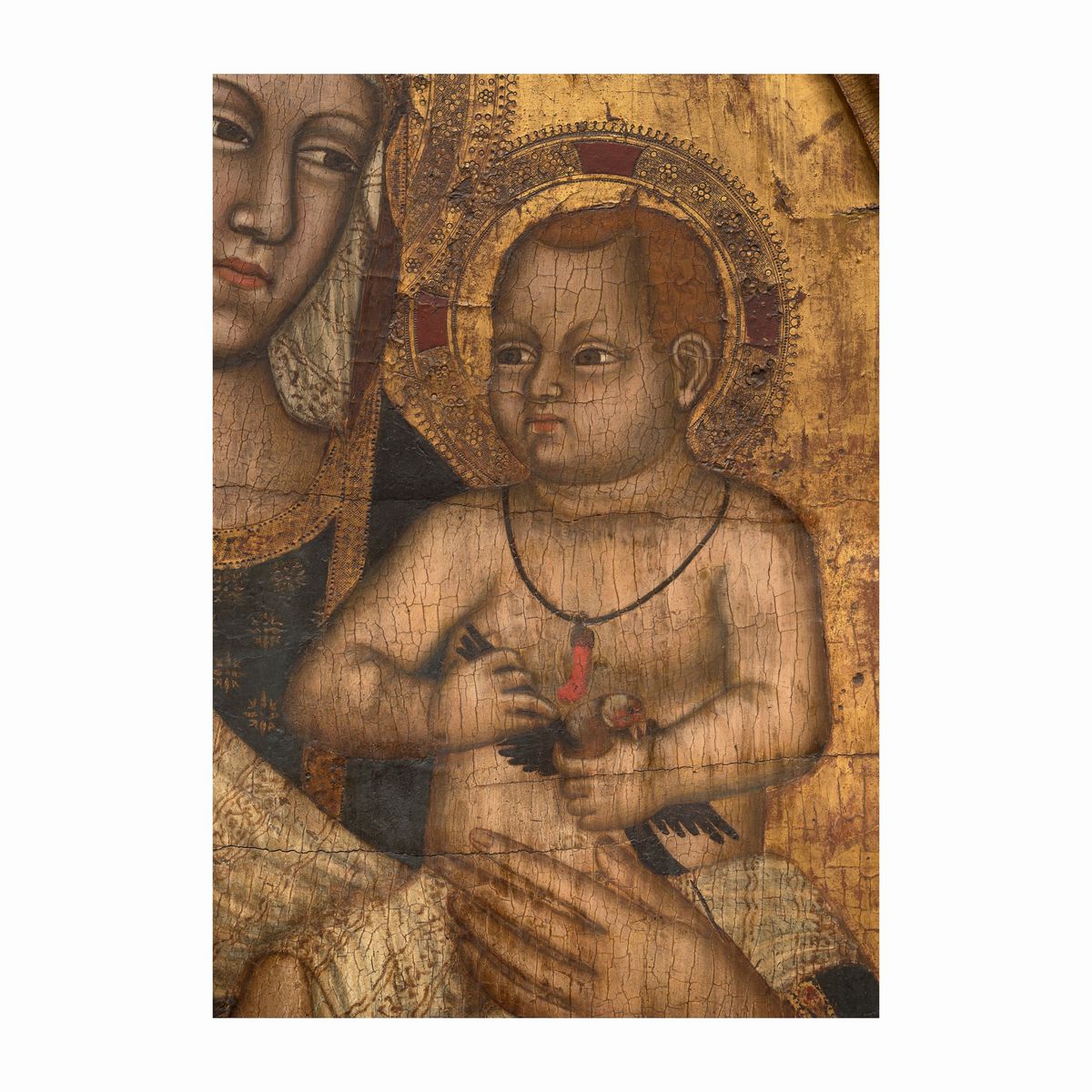 Maestro di Mezzana (attivo a Firenze nel Secolo XIV) - Madonna con Bambino
