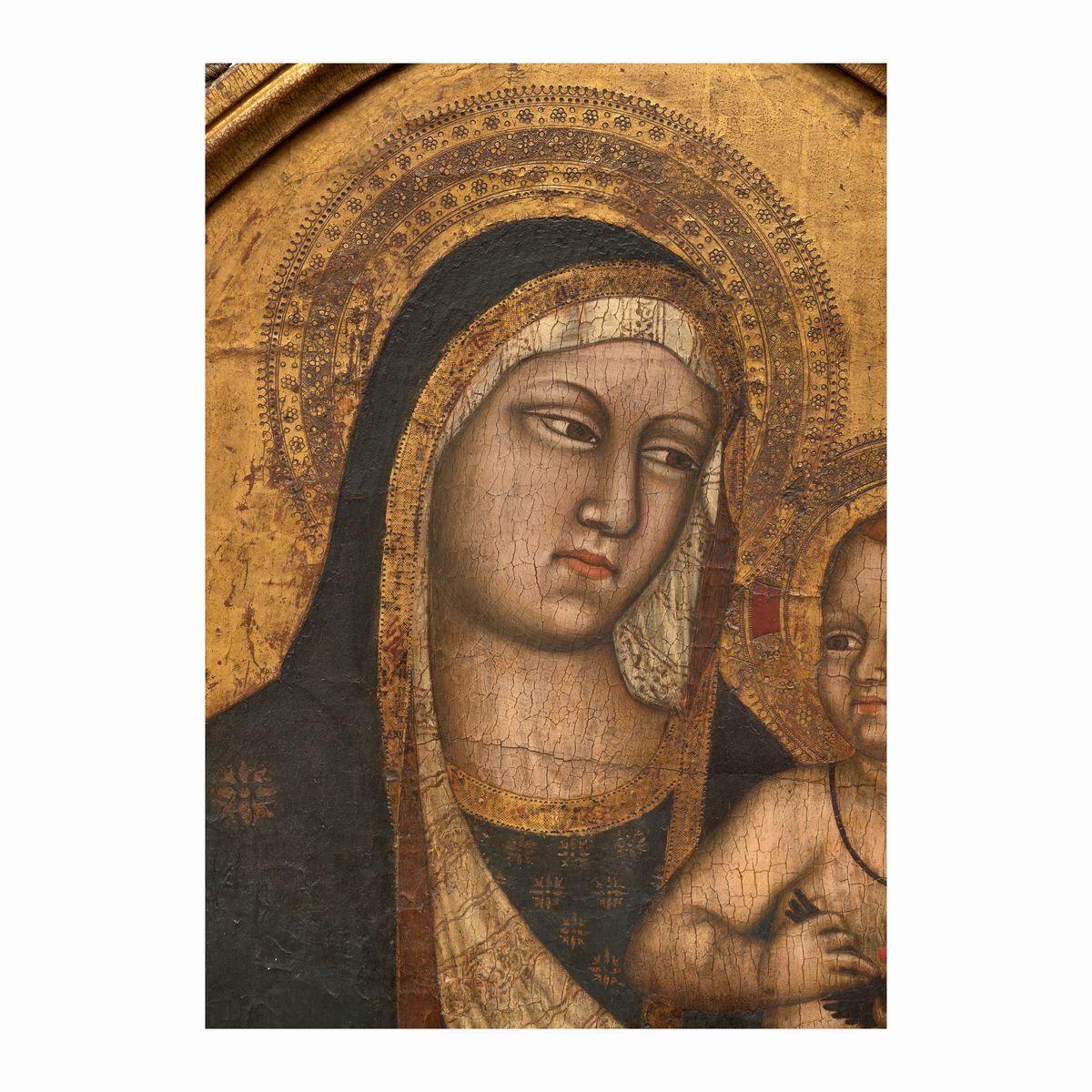 Maestro di Mezzana (attivo a Firenze nel Secolo XIV) - Madonna con Bambino