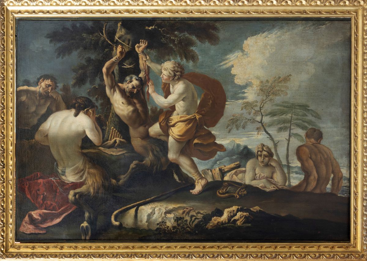 Scuola Italiana, Fine Secolo XVII - Inizi Secolo XVIII - Apollo e Marsia