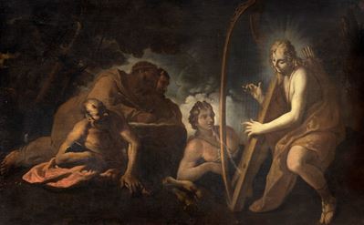 Apollo che Suona L'arpa