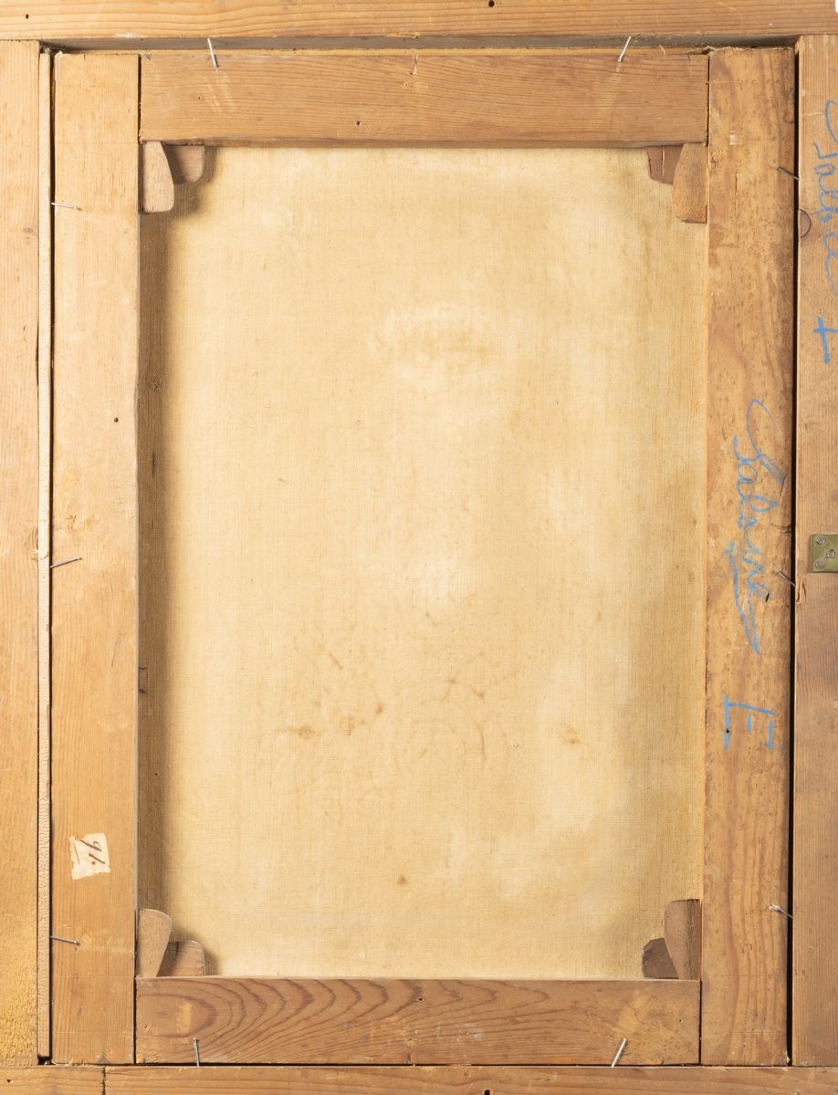 Scuola Francese, Fine Secolo XVIII - Inizio Secolo XIX - Notturno con Vesuvio in Eruzione e Astan...