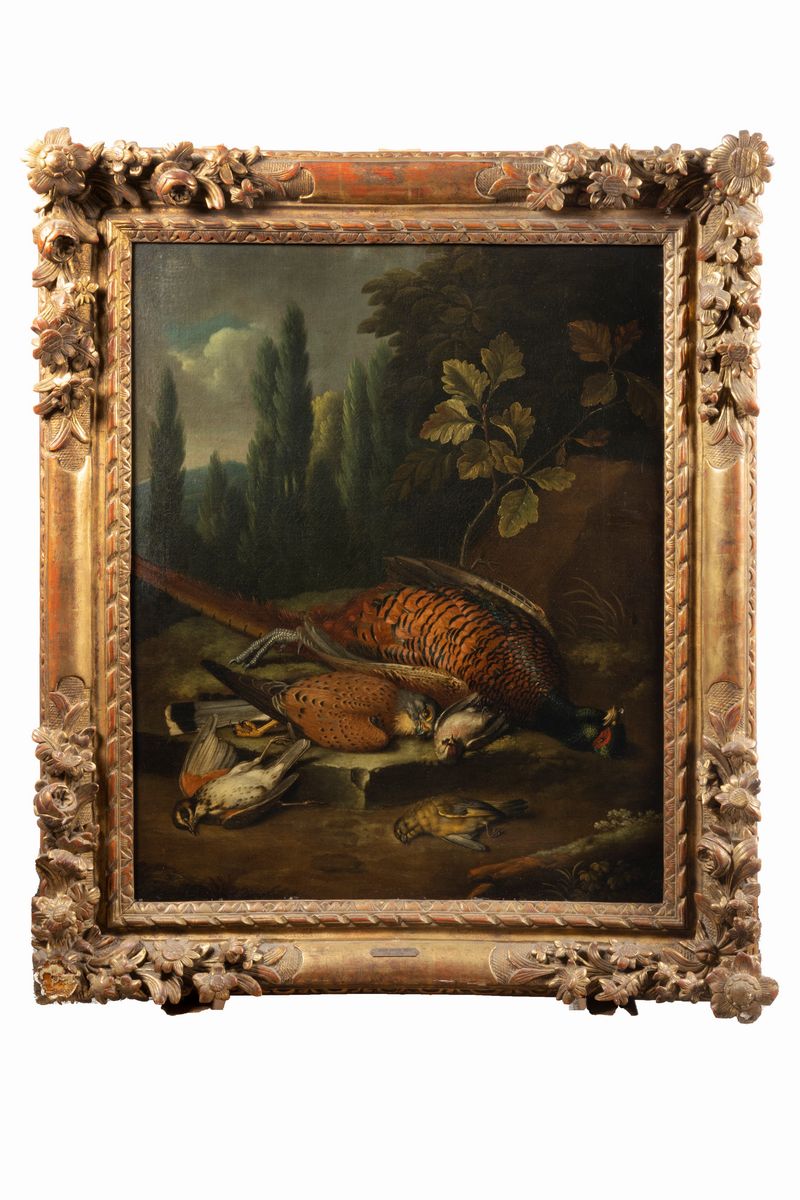 Jacob Samuel Beck - Paesaggio con Cacciagione