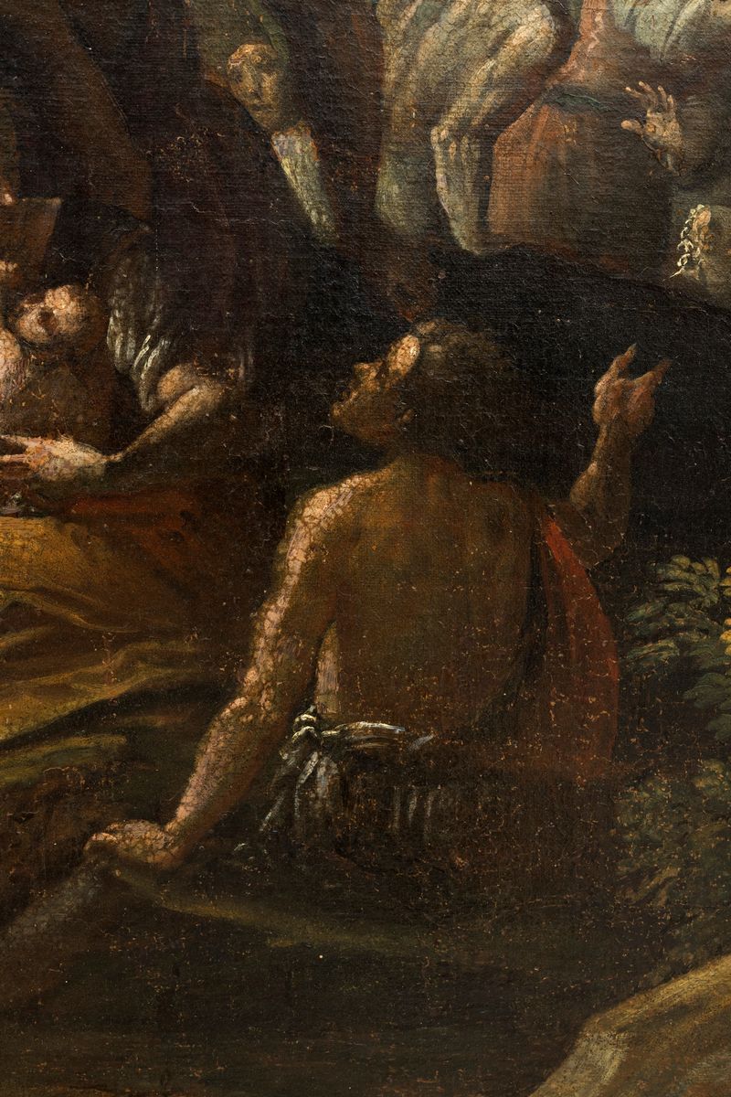 Scuola Italiana, Secolo XVII - Predica di Cristo in Galilea