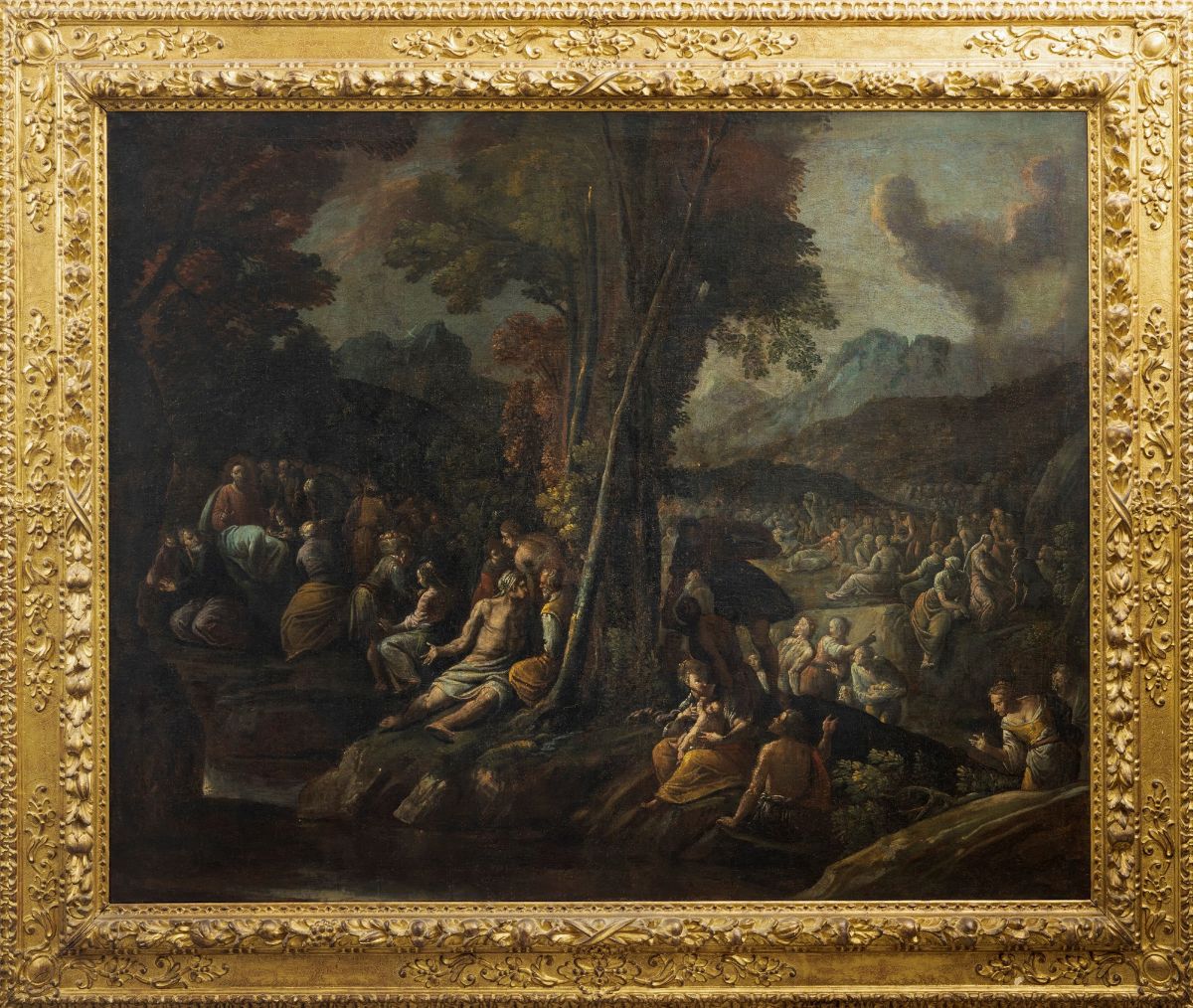 Scuola Italiana, Secolo XVII - Predica di Cristo in Galilea