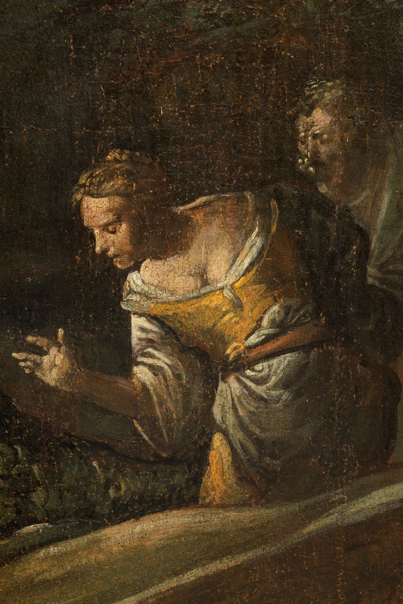 Scuola Italiana, Secolo XVII - Predica di Cristo in Galilea