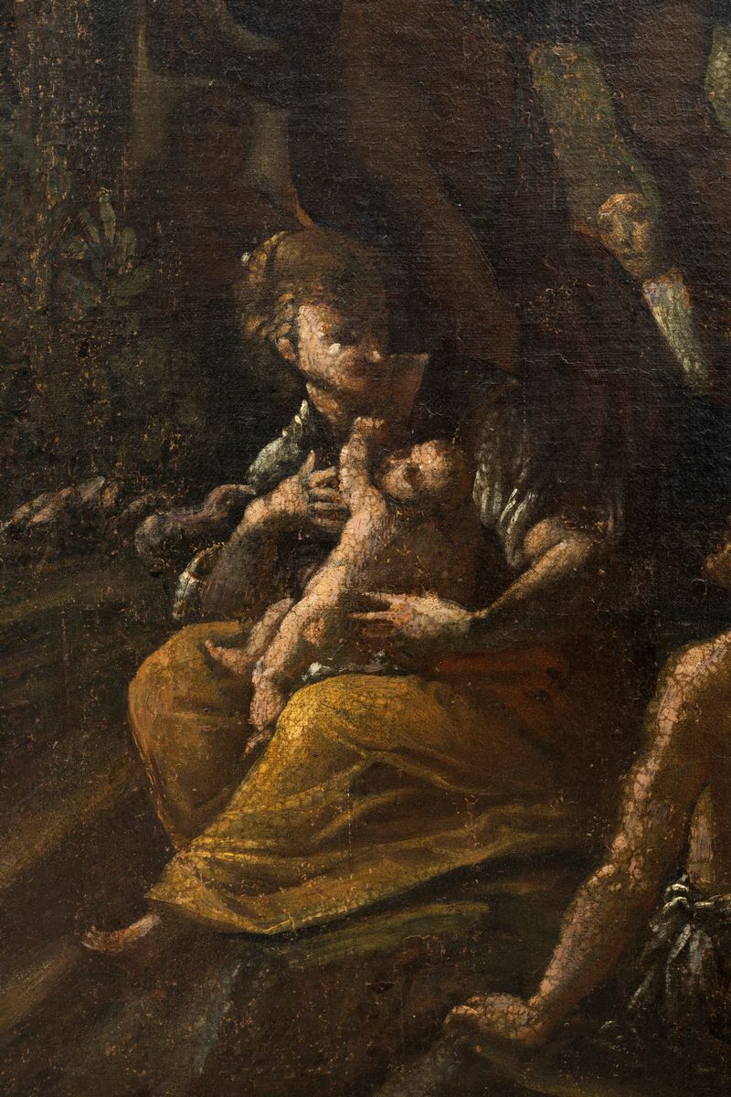 Scuola Italiana, Secolo XVII - Predica di Cristo in Galilea