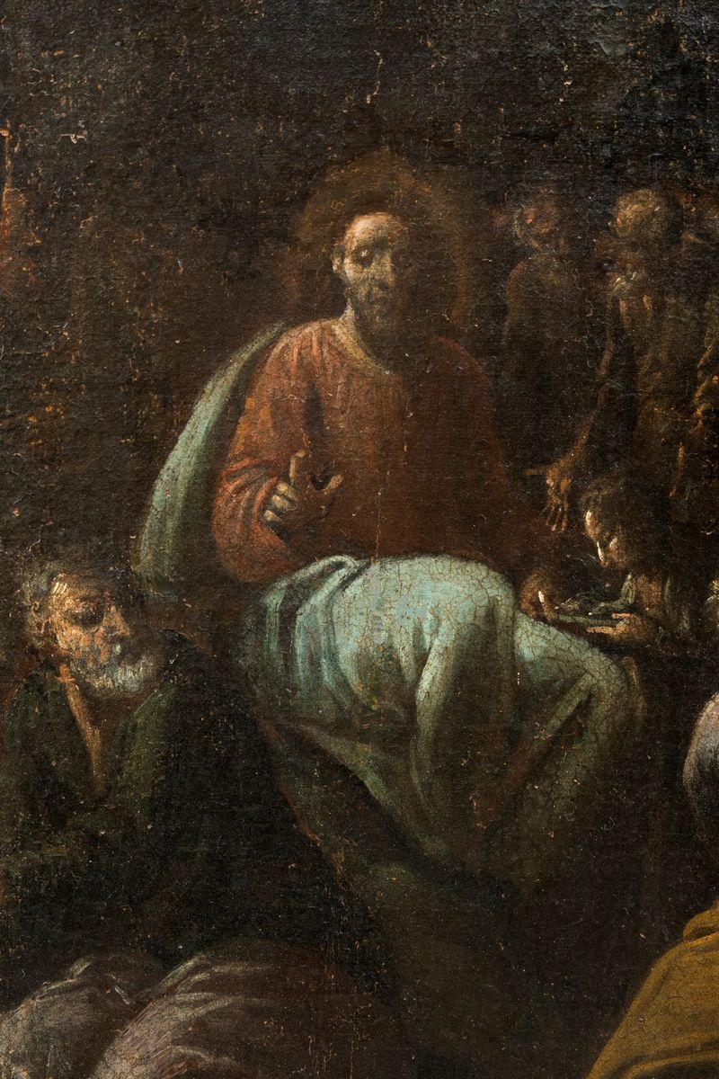 Scuola Italiana, Secolo XVII - Predica di Cristo in Galilea