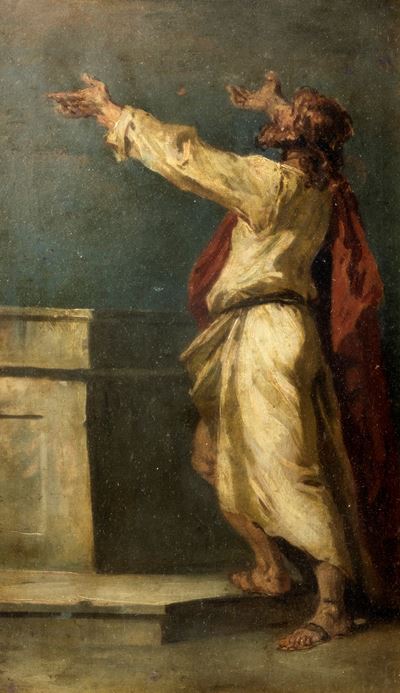 Sebastiano Ricci, Studio per un Santo, olio su tela