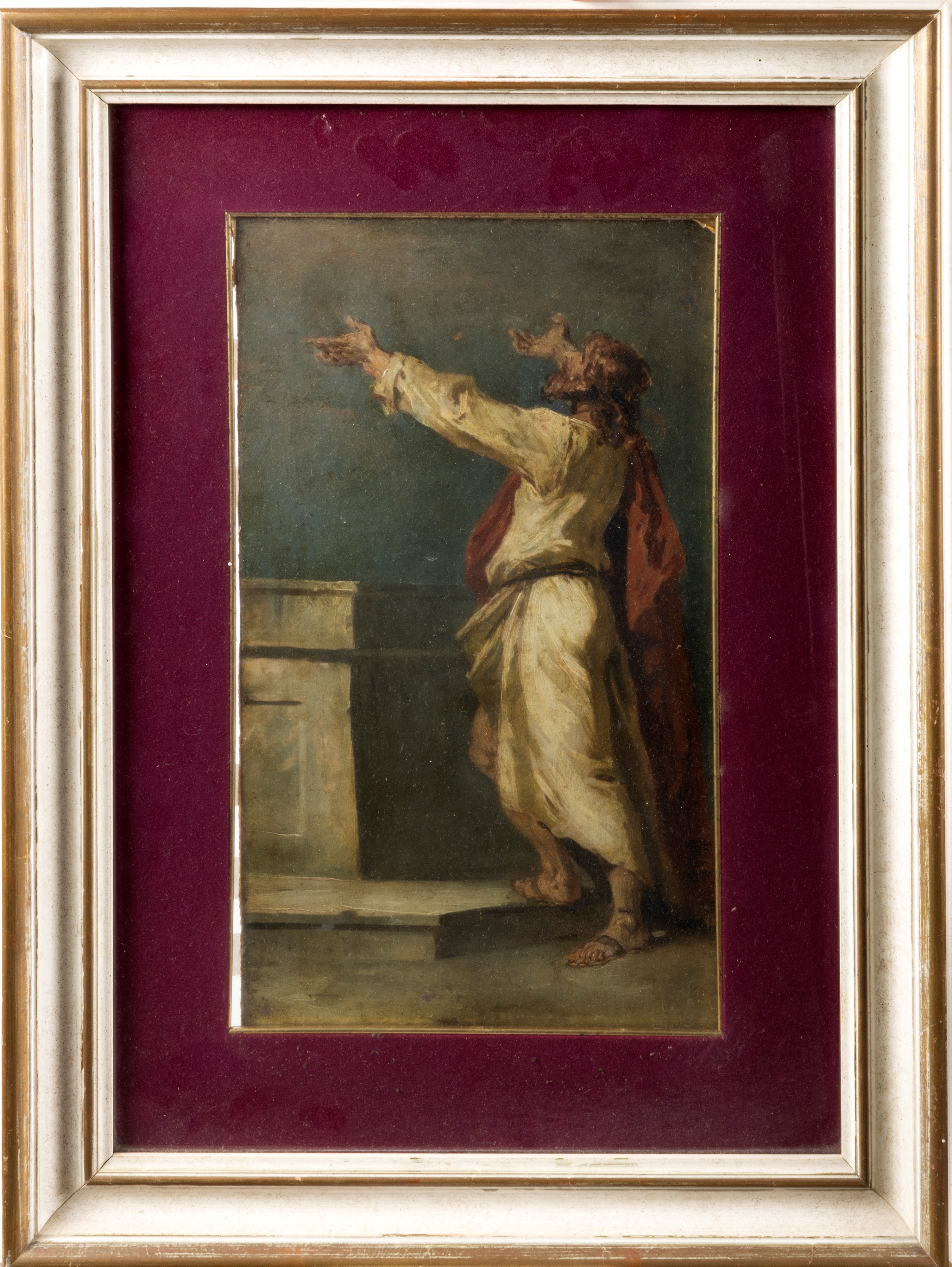 Scuola Veneta, Secolo XVIII - Sebastiano Ricci, Studio per un Santo, olio su tela