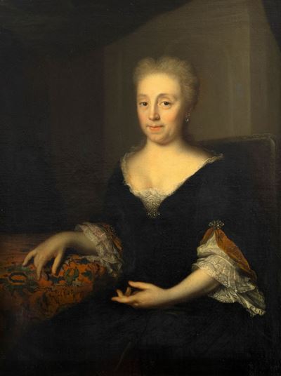 Ritratto di Justina Clara Demoor a Tre Quarti di Figura