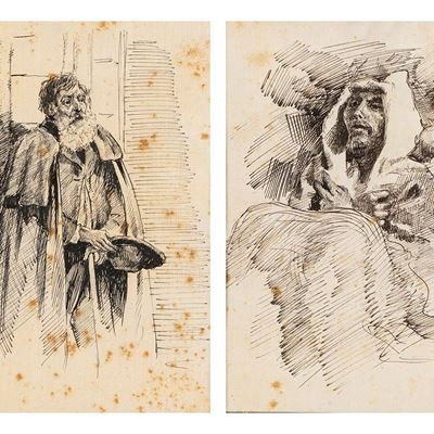 Studi di Figure, da Invenzioni di Domenico Morelli