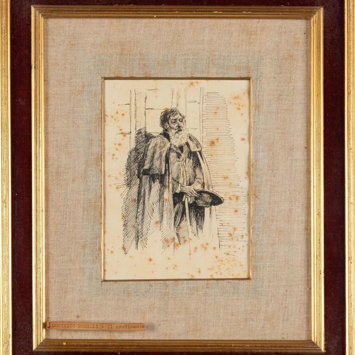 Seguace di Domenico Morelli, Secolo XIX - Studi di Figure, da Invenzioni di Domenico Morelli