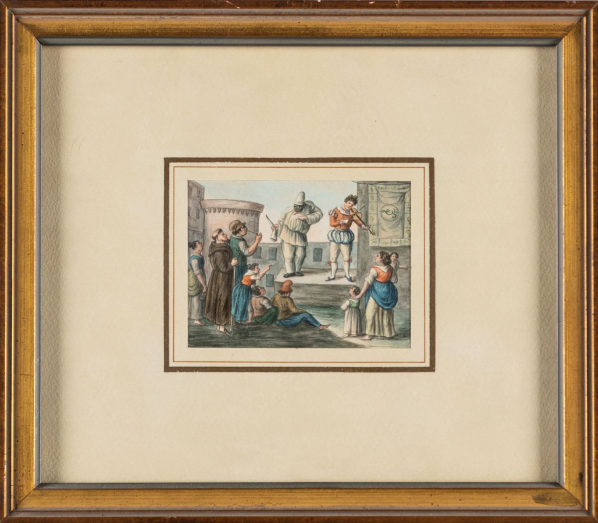 Cerchia di Saverio della Gatta (lecce 1758- Circa 1828) - Scene di Vita Napoletana